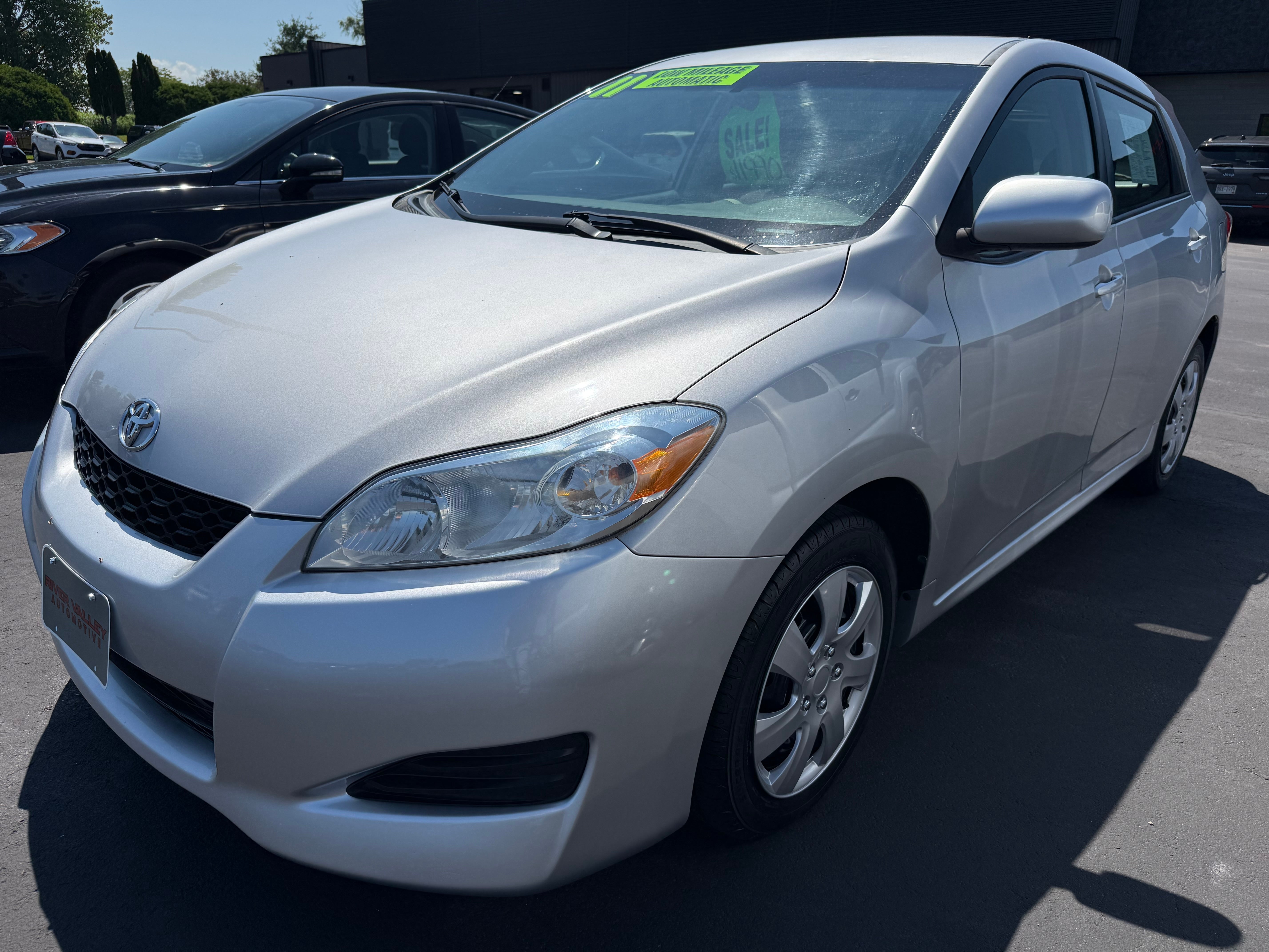 2011 Toyota Matrix 5dr Wgn Auto FWD (Natl) in Silver — front three-quarter view